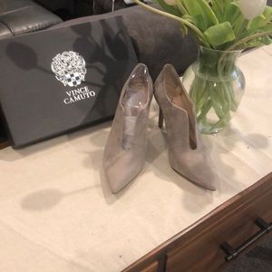 Vince Camuto true suede pumps